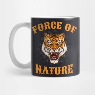 Force of Nature Tiger Head Gift Mug